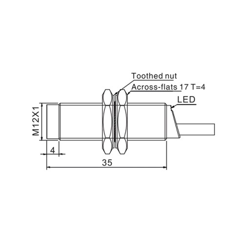 TSN12-04NO Индуктивный датчик