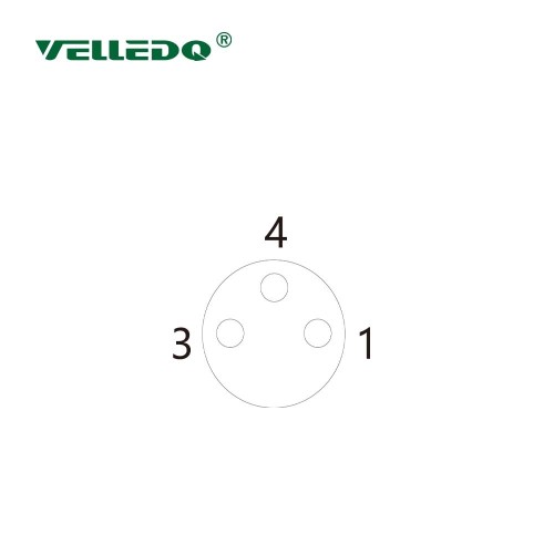 FLQ-M8-F03(M8)-0.5  Монтажный разъем