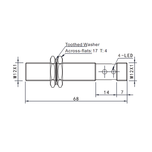 TYF12-06NC-E2 Индуктивный датчик