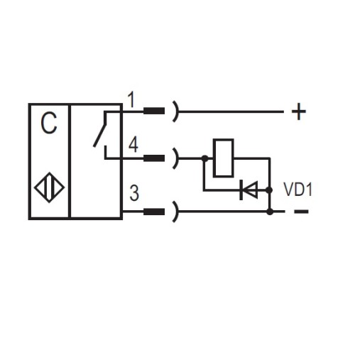 Бесконтактный выключатель CSN EC87P5-31P-20-LZS4