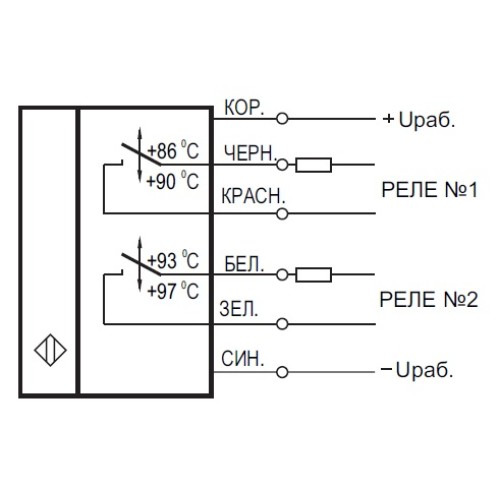Датчик-реле температуры TT ZG71P8-94U-09-P-C-0,9