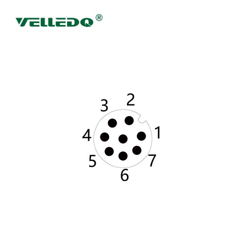 FLQ-M12-M08(M12)-0.2  Монтажный разъем