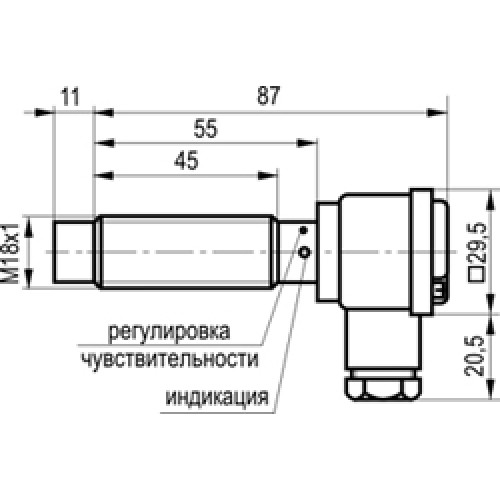Бесконтактный выключатель CSN ET41A5-10-N-L