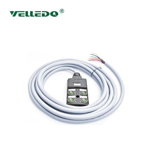 M12-A3-4K4P-3.0TL/GY Распределительная коробка