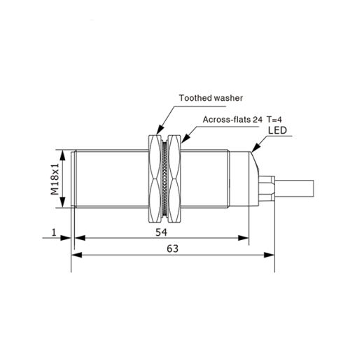 TRF18-05PC Индуктивный датчик