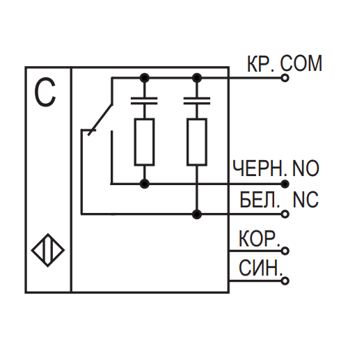 Бесконтактный выключатель CSN E88P-862-20-L