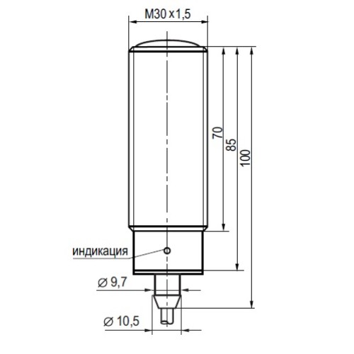 Бесконтактный выключатель OS AF81A-31P-100-LE