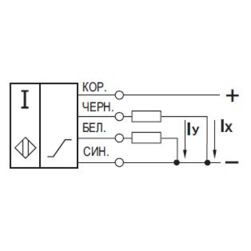 Датчик угла наклона NI I82P-4P12-P-C