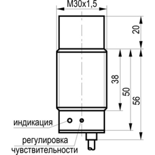 Бесконтактный выключатель CSN E8A5-43P-20-LZ-C