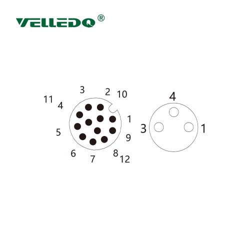 M8-A3-8K3P-M12 Распределительная коробка
