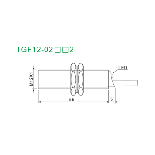 TGF12-02NO2 Индуктивный датчик
