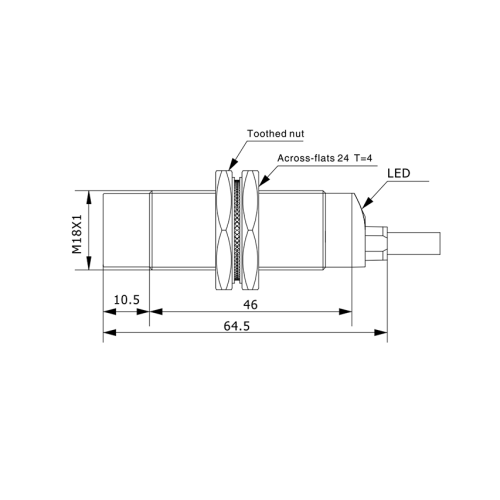 TYN18-20NC Индуктивный датчик