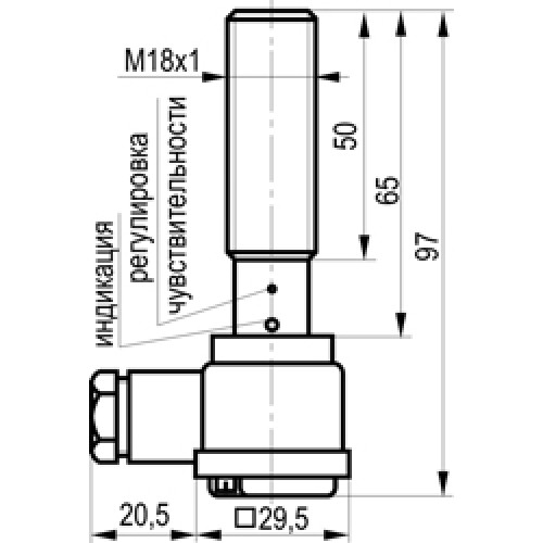 Бесконтактный выключатель CSB AT41B5-31P-6-LZ
