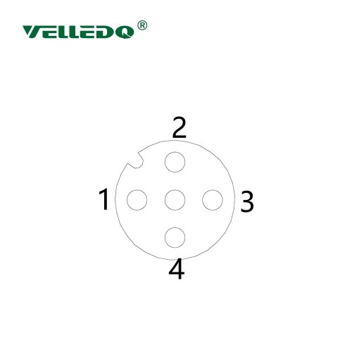FLQ-M12-F05(M12)-0.2  Монтажный разъем