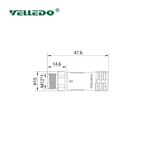 M12P-M05T-2.0PVC/BK Соединитель