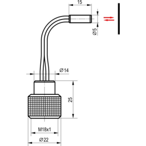 Оптоволоконная насадка OFV A4-003P
