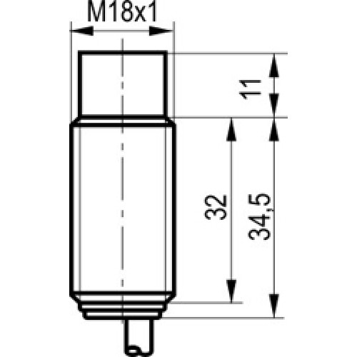 Индуктивный датчик ТЕКО ISN F4A-31P-8-L-C