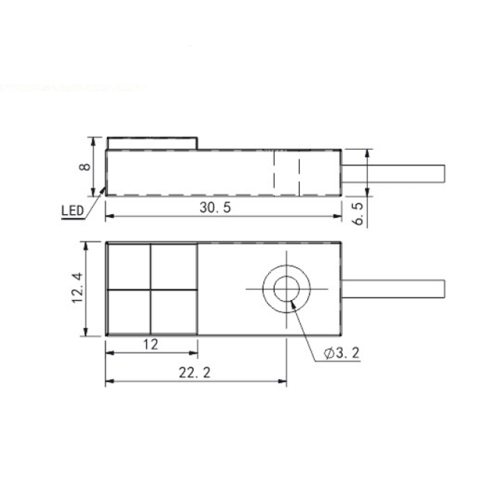 TEN12-04NO Индуктивный датчик