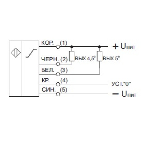 Бесконтактный выключатель NT I82P-51N13-Z-04/05-2