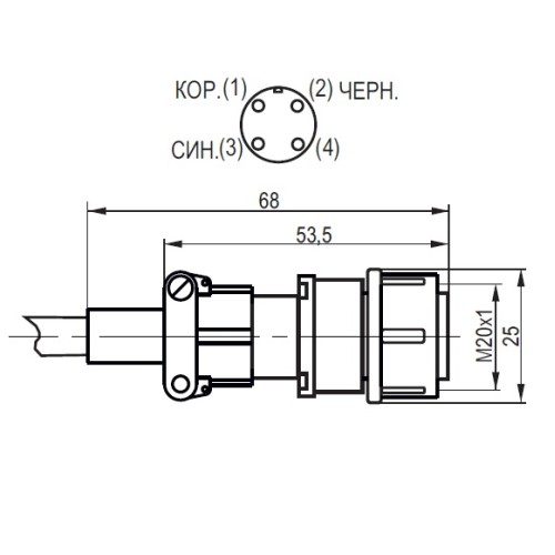 Соединитель CS R18-2-3