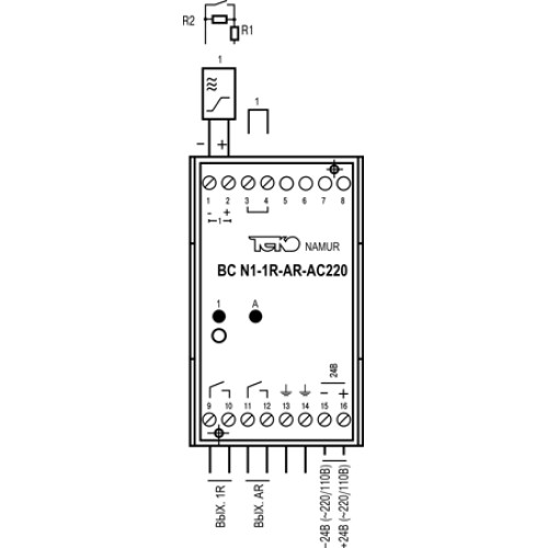 Блок сопряжения BC N1-1R-AR-AC220