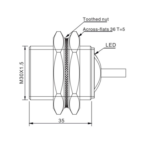 TSF30-16NC Индуктивный датчик