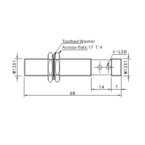 TLF12-04PO-E2 Индуктивный датчик