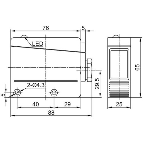 PTL-PM12DNR-D Оптический датчик