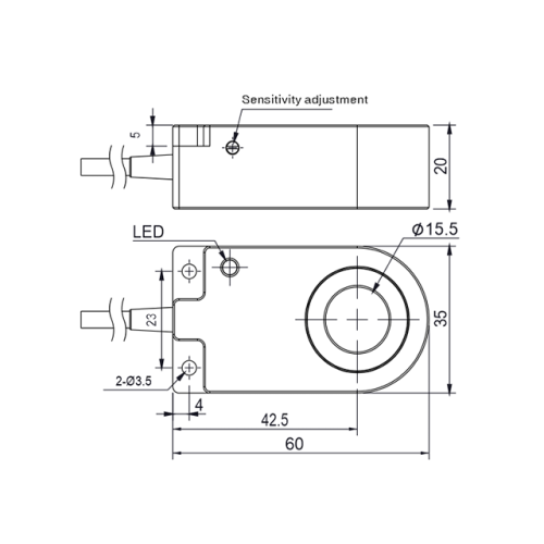 TH15-20NO Индуктивный датчик