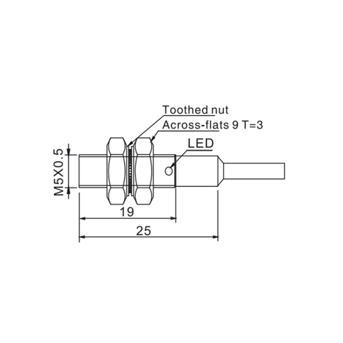 TXF05-0,8PC Индуктивный датчик