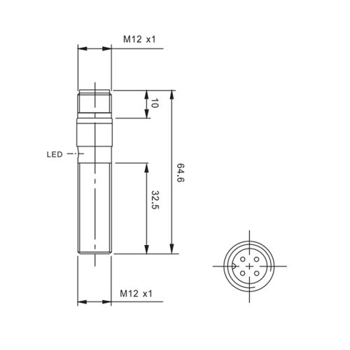 TPF12-04PR-E2 Индуктивный датчик