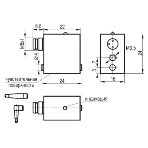 Бесконтактный выключатель MS BO41CA6-11-LS401