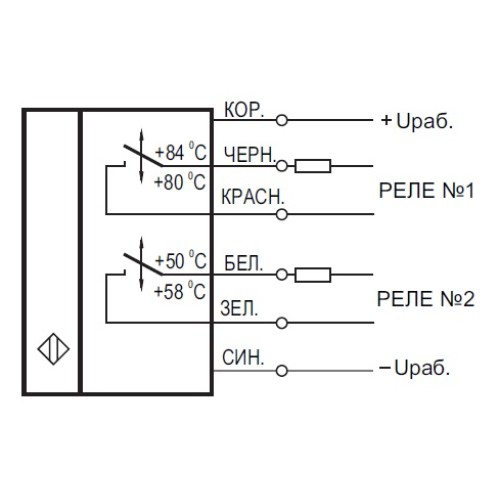 Датчик-реле температуры TT ZG71P8-94U-08-P-C-0,9
