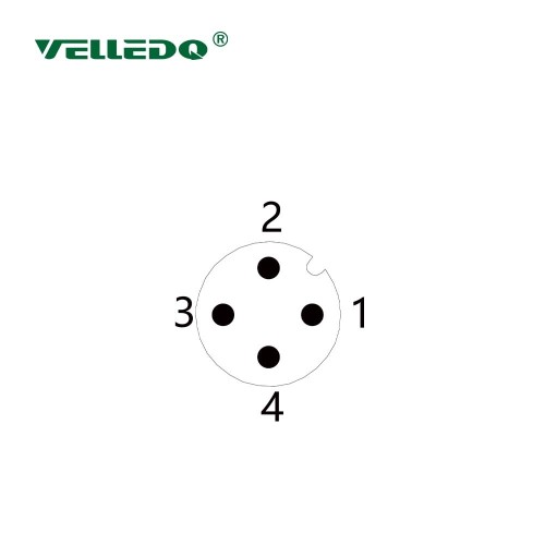 FLQ-M12-M04(M12)-0.2  Монтажный разъем