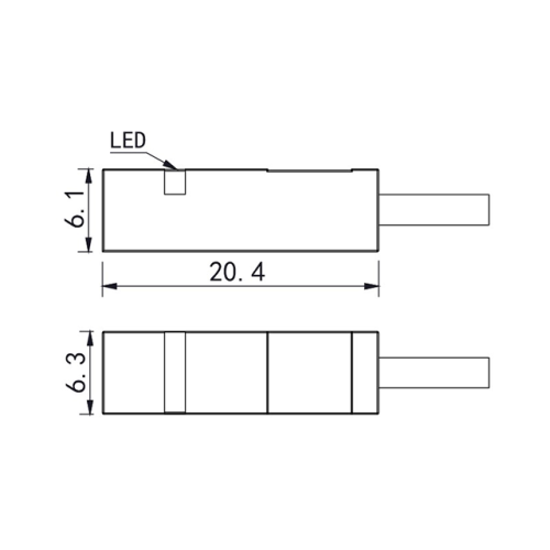 TEN07-01NO Индуктивный датчик