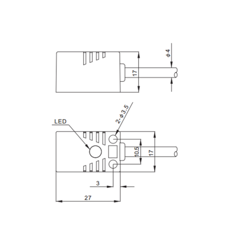 TQF17-05NO Индуктивный датчик