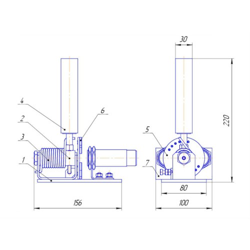 Устройство контроля схода ленты УКСЛ1.000
