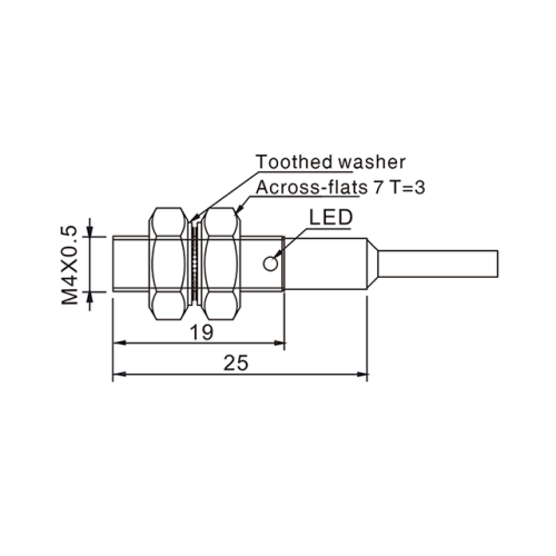 TXFM4-0,6PC Индуктивный датчик