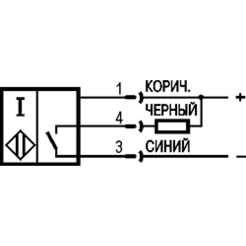 Бесконтактный выключатель ISN EC14B-31N-4-LS4