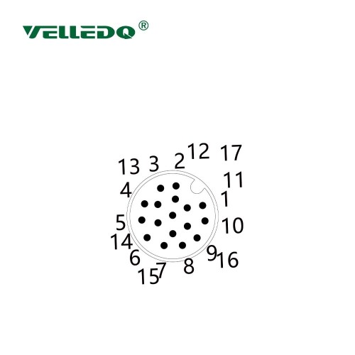 FLQ-M12-M17(M12)-0.2  Монтажный разъем