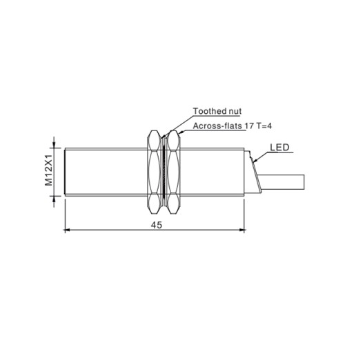TMF12-02NC Индуктивный датчик