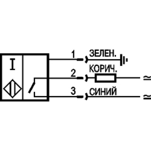 Бесконтактный выключатель ISB AC71A-11G-9-LZS27
