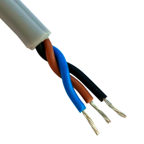 Провод ПМВМа 3x0,34 (Коричневый, синий, черный)