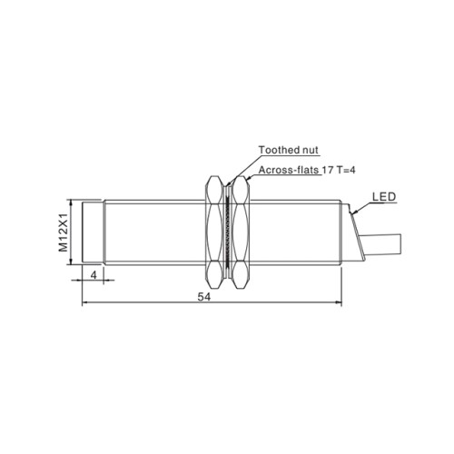TMN12-04PC Индуктивный датчик
