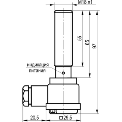 Бесконтактный выключатель OY AT44A-2-10-P