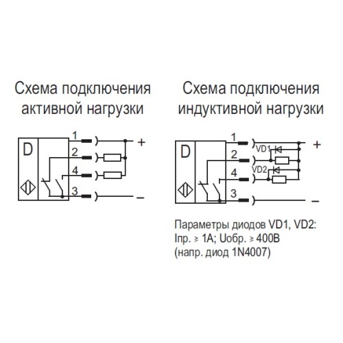 Бесконтактный выключатель OV AC43A5-43N-R400-LZS4-C