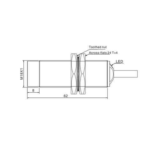 TMN18-08NC Индуктивный датчик