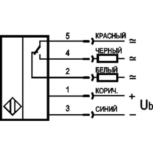 Бесконтактный выключатель ISB AC81A-56-10-LPR7