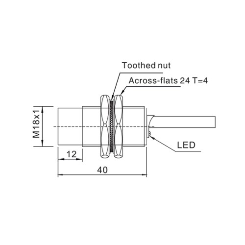 TSN18-08PC Индуктивный датчик