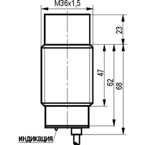 Индуктивный датчик ТЕКО ISN E91A-11G-18-LZ